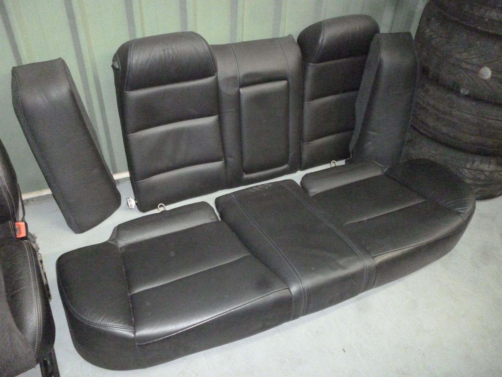 FALCON FG / BA / BF XR6 XR8 SEDAN FRONT & REAR BLACK LEATHER SEATS eBay
