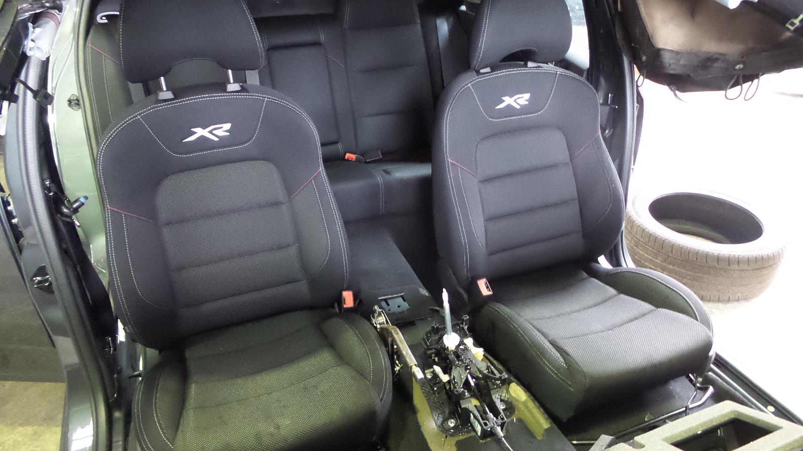 FORD FALCON FGX XR6 XR8 BLACK CLOTH FRONT & REAR SEATS